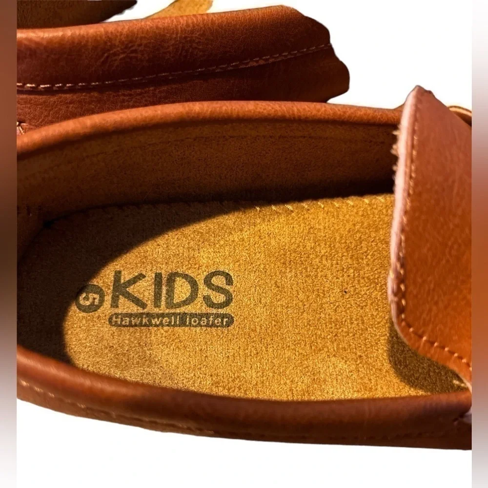 Hawkwell Kids Casual Penny Loafer Slip On Dress Moccasin Shoes - Size 5 - NWOT